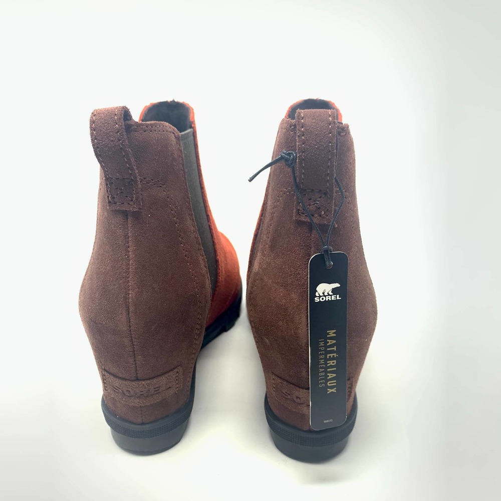 Sorel Joan of Arctic Wedge II Chelsea Bootie Red - Picture 7 of 12
